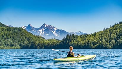 Student enjoying outdoor activities during a school year in Canada, experiencing nature through the Canadian school programme.